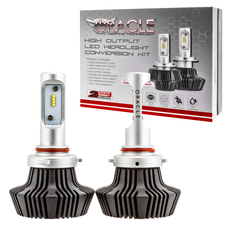 Oracle Lighting 9005 4000 Lumen LED Headlight Bulbs – 6000K Bright White Light