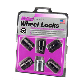 McGard Black Wheel Lock Nut Set M12 x 1.5 Thread - 5 Pack for Chevrolet Blazer