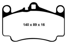 Load image into Gallery viewer, EBC Yellowstuff Brake Pads for Porsche 911 (996) 2003-2005 * Front Set, Part Number EBCDP41515R