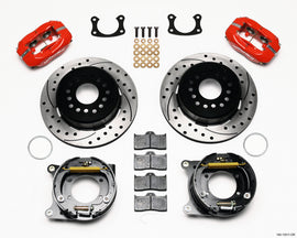 Wilwood Forged Dynalite P/S Park Brake Kit for 2.75-Inch BOP Axle with Red Finish * Model wil140-13511-DR