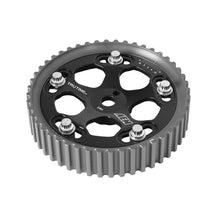 Load image into Gallery viewer, AEM Tru-Time Adjustable Camshaft Gear for Mitsubishi 4G63 Engine - Black Anodized, 5-Bolt Design