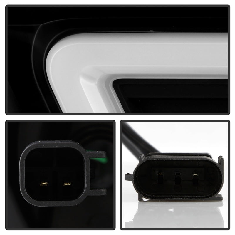 Spyder Dodge Durango 2011-2013 Halogen Projector Headlights - Black, OEM Quality, Direct Replacement