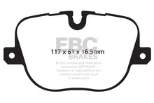 Load image into Gallery viewer, EBC Greenstuff 6000 Series Rear Brake Pads for Land Rover Range Rover (Part Number: ebcDP62068)