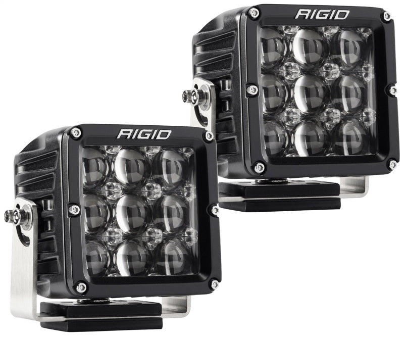 Rigid Industries D2 XL Hyperspot LED Light Pair - High-Intensity Off-Road and Automotive Lighting