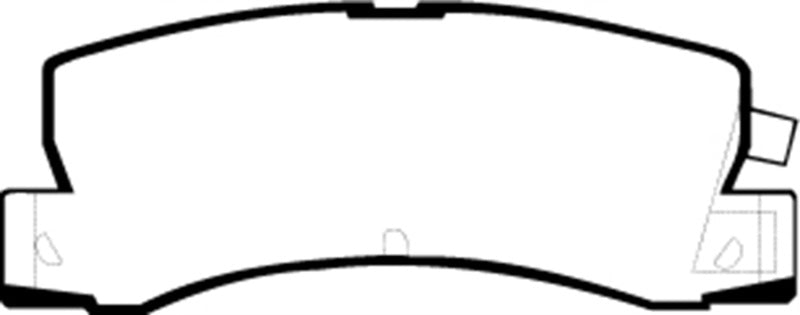 EBC Yellowstuff Rear Brake Pads for Toyota Camry and Lexus ES250 * Part Number EBCDP4628R