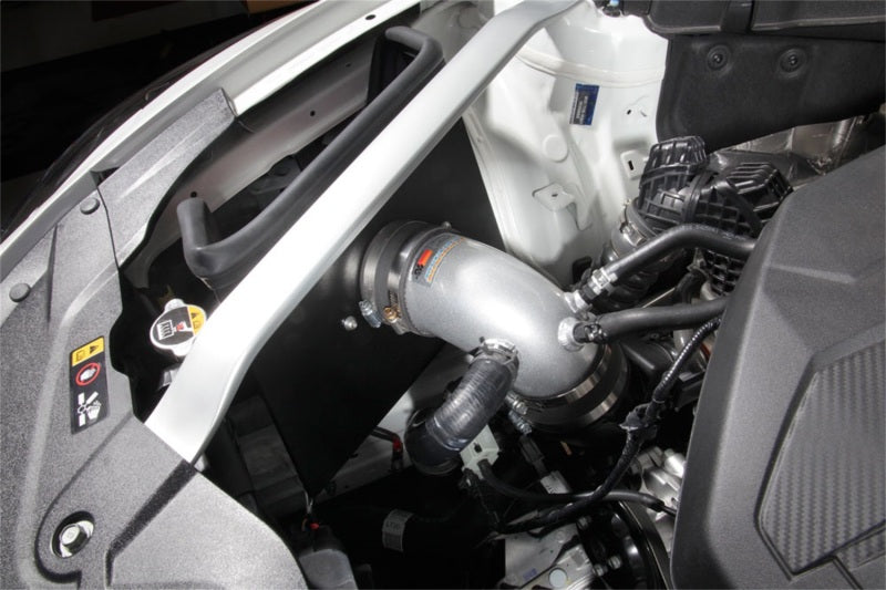 K&N Engineering Part Number KN69-5320TS Silver Typhoon Short Ram Intake for Kia Stinger 2.0L Turbo and Genesis G70 2.0L