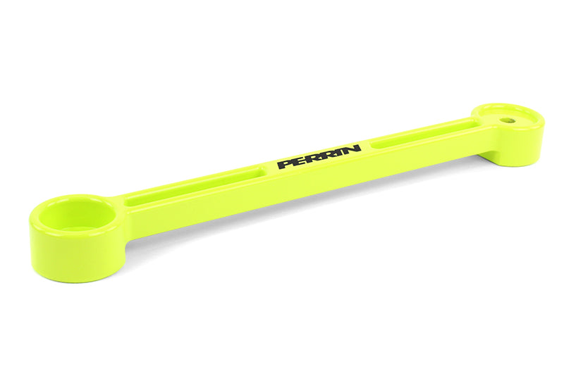 Perrin Performance Neon Yellow Battery Tie Down for Subaru Impreza, WRX, STI, Crosstrek, BRZ, FR-S, and GR86 (Part Number PSP-ENG-700NY)