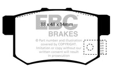 Load image into Gallery viewer, EBC Redstuff Ceramic Rear Brake Pads for Acura CL and RL - Part Number ebcDP3781/2C