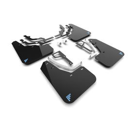 Rally Armor 2025 Hyundai Ioniq 5 N Black UR Mud Flap with Light Blue Battery Logo