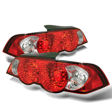 Load image into Gallery viewer, Spyder Acura RSX 2002-2004 LED Tail Lights in Red and Clear * Part Number ALT-YD-ARSX02-LED-RC