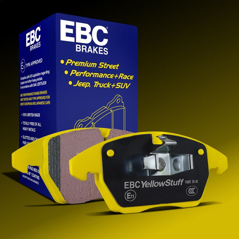 EBC DP4223R Yellowstuff Street and Track Front Brake Pads for 1968-1977 Lamborghini Models