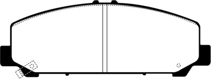 EBC Yellowstuff Front Brake Pads for Nissan Titan and Infiniti QX56 * High-Performance Street and Track Use
