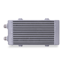 Load image into Gallery viewer, Mishimoto Universal Small Bar and Plate Dual Pass Silver Oil Cooler for Ford Mustang