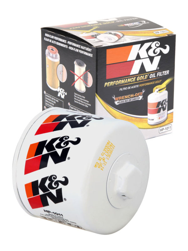 K&N Engineering Part Number KNNHP-1011 Premium Oil Filter for Automotive Engines