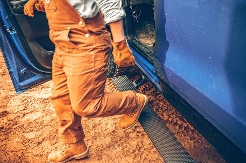 AMP Research PowerStep Plug-N-Play Automatic Running Boards for 2019-2024 Ram 1500 All Cabs, Black with OEM Illumination