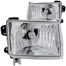 Load image into Gallery viewer, ANZO 1998-2000 Nissan Frontier Crystal Headlight Set with Clear Lens and Chrome Housing