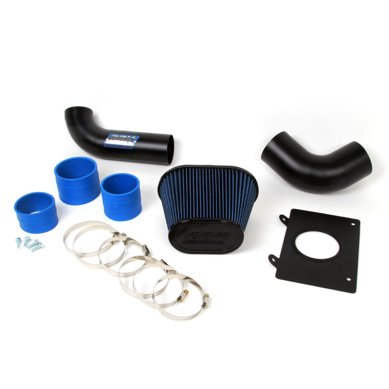 BBK 86-93 Mustang 5.0 Cold Air Intake Kit - Fenderwell Style with Blackout Finish