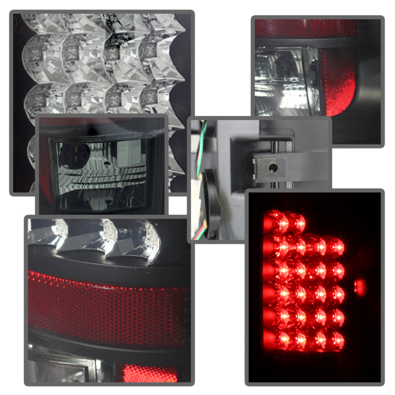 Spyder Black Smoke LED Tail Lights for Dodge Ram 1500 2004-2006 * Enhanced Style and Durability