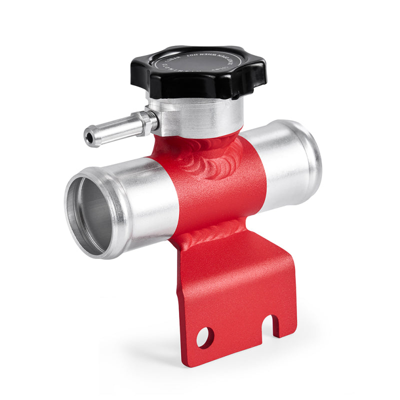 Mishimoto All-Aluminum Coolant Fill Inlet for 2008-2015 Mitsubishi Lancer Evo X, Red