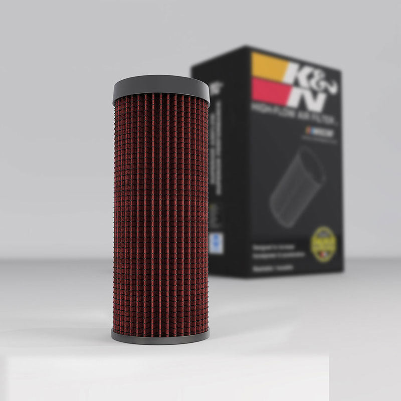 K&N Replacement Industrial Air Filter (Part Number: KNNE-4961) for Kubota RTV1100 and Compatible Equipment