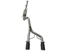 Load image into Gallery viewer, aFe Rebel Series Dual Center Exit Cat-Back Exhaust System for 2007-2017 Jeep Wrangler (V6-3.6L/3.8L)
