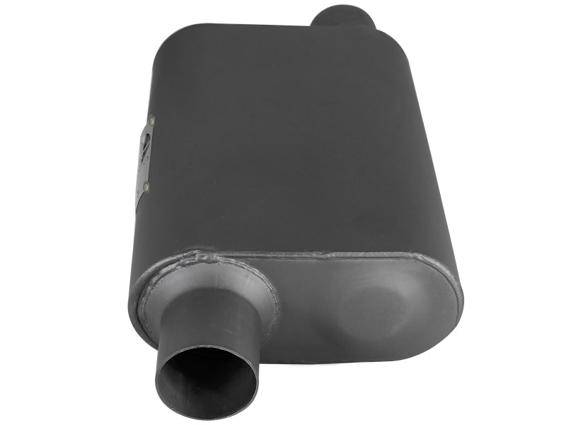 aFe Scorpion Replacement Aluminum Steel Muffler with 2-1/2-Inch In/Out Offset/Offset Design