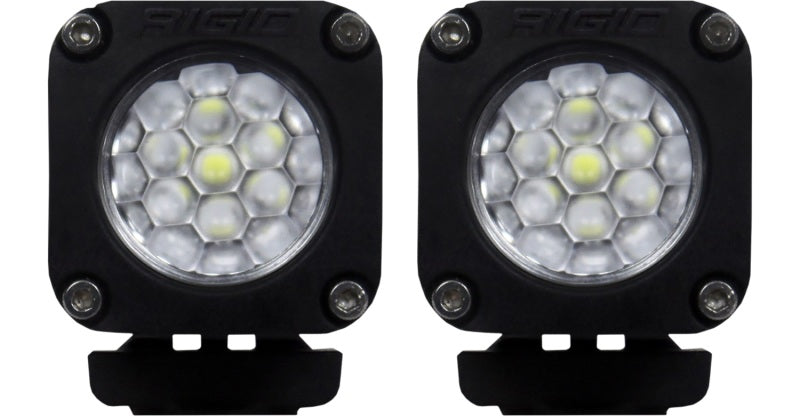 Rigid Industries Ignite Compact LED Light with GoPro Mount * 1000 Lumens, Versatile Spot, Flood, or Diffused Beam