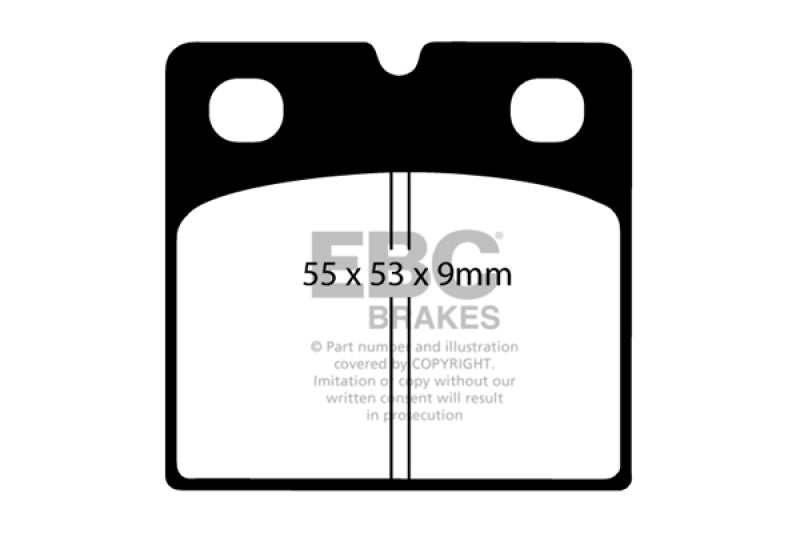 EBC Ultimax OEM Replacement Brake Pads for Jaguar S-Type and Audi R8 * Part Number EBCUD971