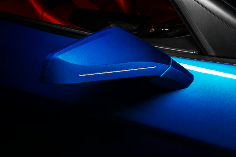 Oracle 05-13 Chevrolet Corvette C6 Concept Side Mirrors – Unpainted with Integrated LED Turn Signals and Parking Lights