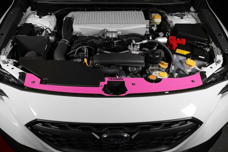 Perrin Performance 22-25 Subaru WRX Radiator Shroud - Hyper Pink