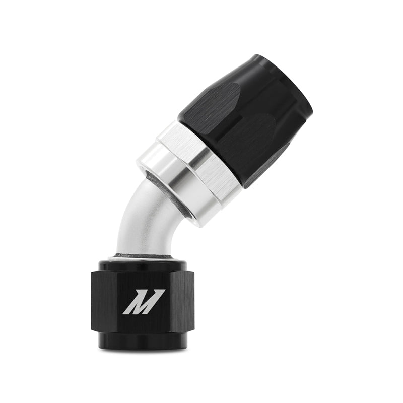 Mishimoto Aluminum -10AN 45 Degree Fitting - Black for Automotive Applications