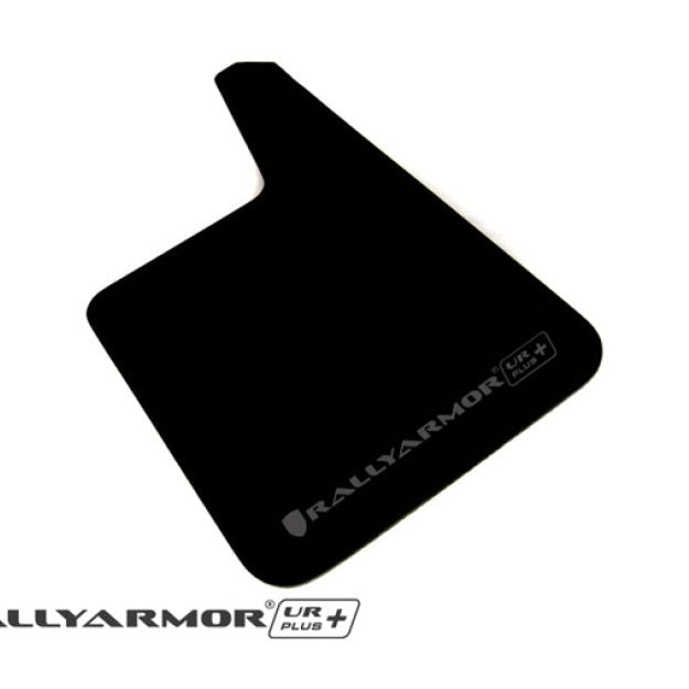 Rally Armor Universal Fit UR Plus Black Mud Flap with Grey Logo – Durable Polyurethane Design for All-Weather Protection