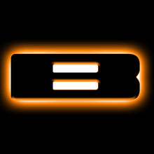 Load image into Gallery viewer, ORACLE Lighting Universal Illuminated LED Letter Badges - Matte Black Finish – Customizable Car Badge