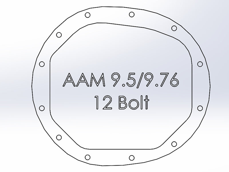 aFe Power Pro Series AAM 9.5/9.76 Rear Differential Cover for GM Silverado/Sierra 1500 (2014-2019) with Machined Fins and Black Finish
