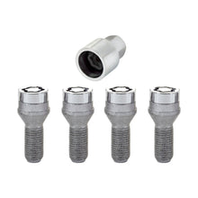 Load image into Gallery viewer, McGard Chrome Cone Seat Wheel Lock Bolt Set M14 x 1.25 Thread - 4 Pack with Key