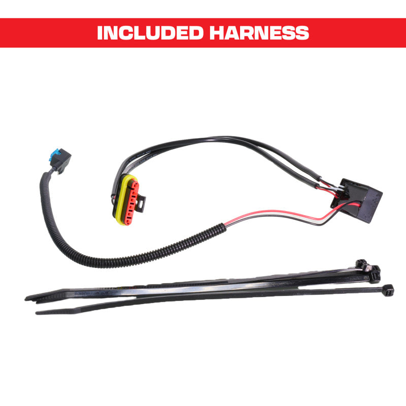 ANZO 15-23 Dodge Charger Black LED Grille with Ignition Initiation & Running Light Bar