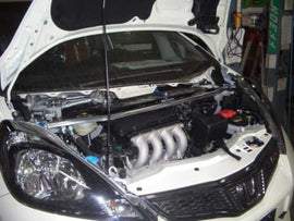 Cusco Strut Bar OS Front for Honda Fit GE6, 7, 8 (2009 Model) - Part Number cus386 540 ANLHD