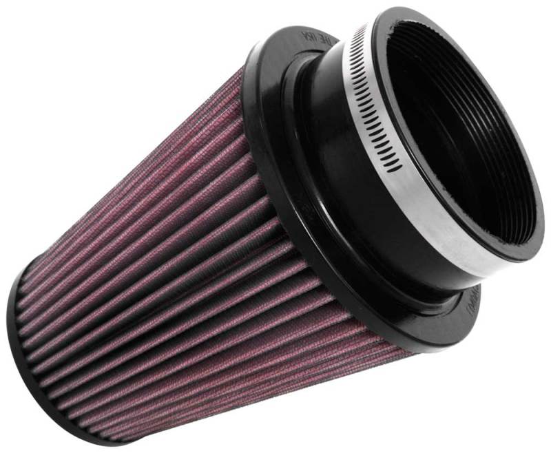 K&N Engineering Universal Clamp-On Air Filter 4-inch Flange / 6-inch Base / 4-inch Top / 7-inch Height