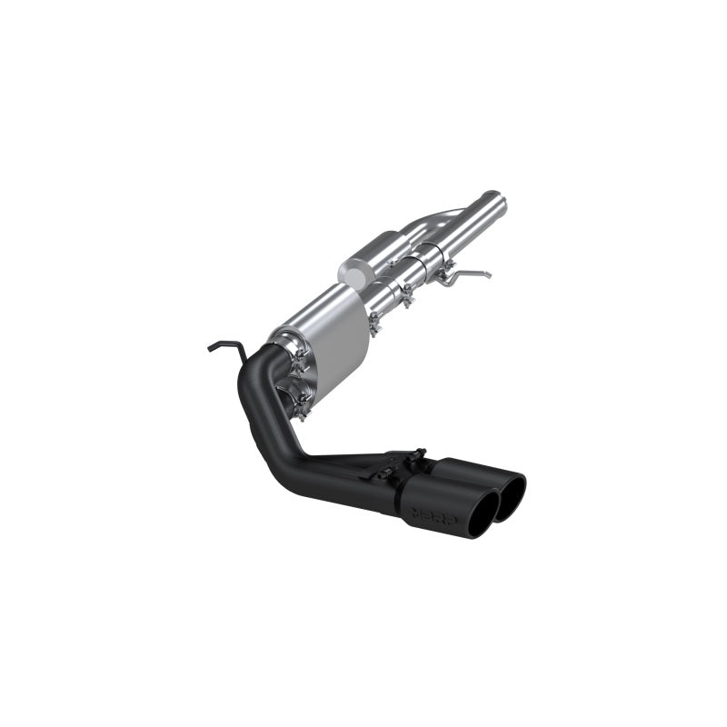 MBRP Armor BLK Series 3-Inch Cat Back Exhaust System for Chevy Silverado 1500 and GMC Sierra 1500