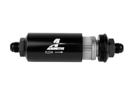 Aeromotive In-Line Filter with 100 Micron Stainless Steel Element - AN-08 Male Fit