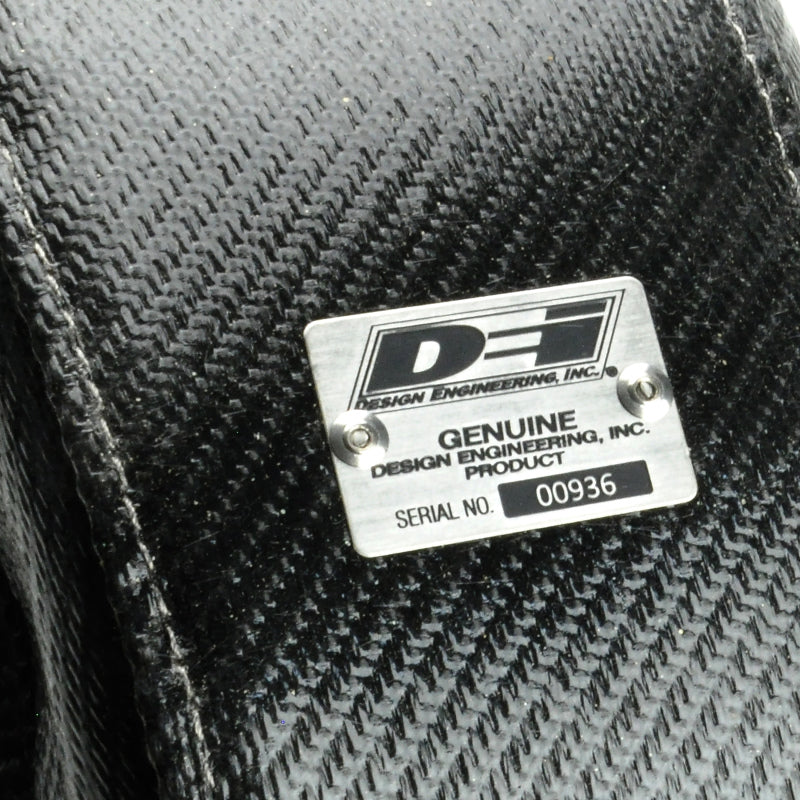 DEI Gen-3 T3 Turbo Shield with Stainless Steel Wire - Onyx Black Heat Insulation