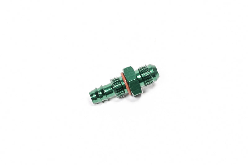 Radium Engineering 6AN ORB Bulkhead Fitting with 10mm Barb to 6AN Male Adapter