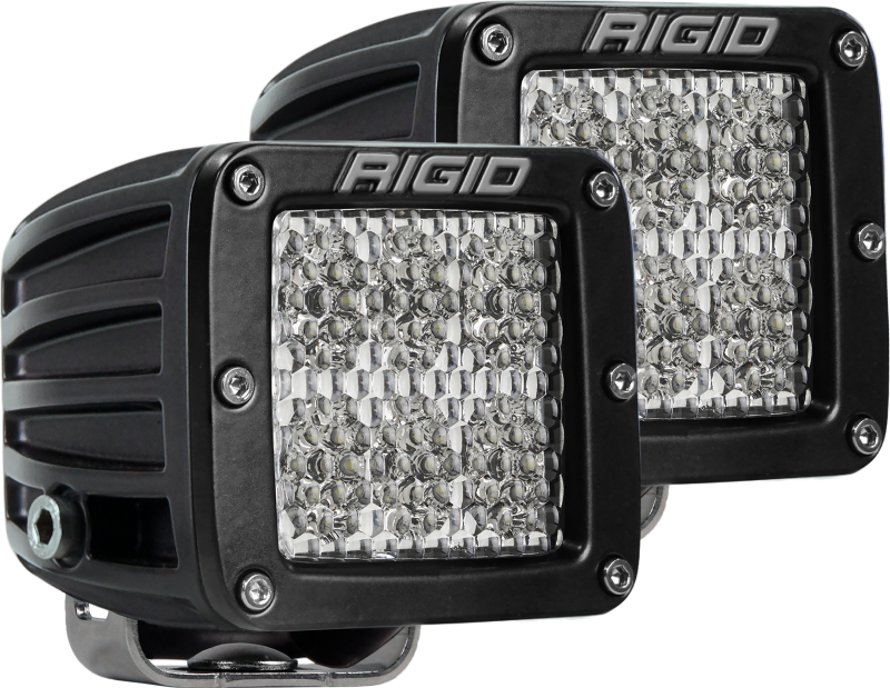 Rigid Industries D2 Series PRO Diffused Pod Light with 60? Lens Pair