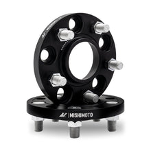 Load image into Gallery viewer, Mishimoto MMWS-007-400BK Hub-Centric Wheel Spacers, 5x114.3, 66.1mm Bore, 40mm Thickness, M12x1.25, Black
