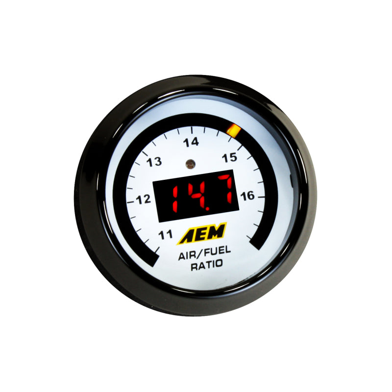 AEM Digital Wideband UEGO Gauge without Sensor – Accurate Air/Fuel Ratio Monitoring for Engine Tuning