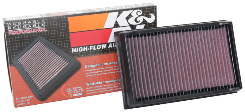 K&N Engineering 33-5084 High-Flow Reusable Air Filter for 2019-2020 Volkswagen Jetta and Golf Models