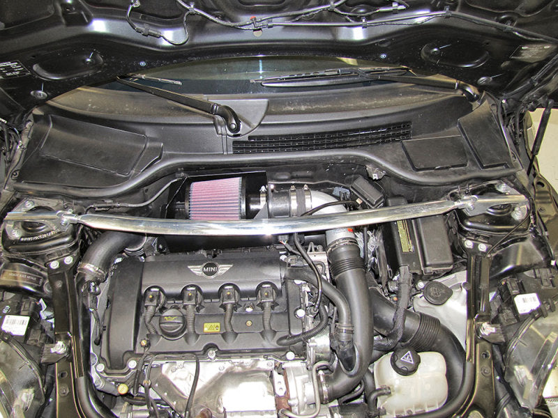 K&N 69 Series Typhoon Intake Kit for 2011-2013 Mini Cooper John Cooper Works 1.6L L4 - Improved Horsepower and Torque