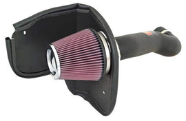 K&N Engineering 57-1555 High-Flow Cold Air Intake System for Jeep Grand Cherokee 2006-2010 with 6.1L V8 Engine