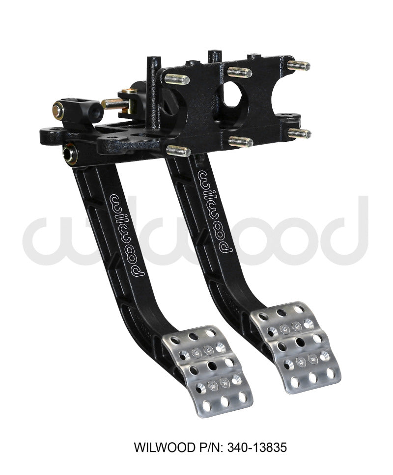 Wilwood Adjustable Dual Pedal Assembly for Brake and Clutch - Rev Swing Mount Model Part #340-13835