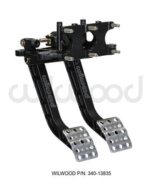 Wilwood Adjustable Dual Pedal Assembly for Brake and Clutch - Rev Swing Mount Model Part #340-13835